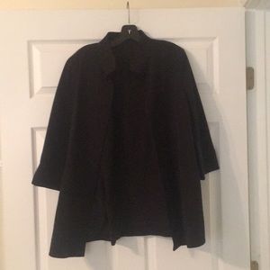 Black chic oversized jacket